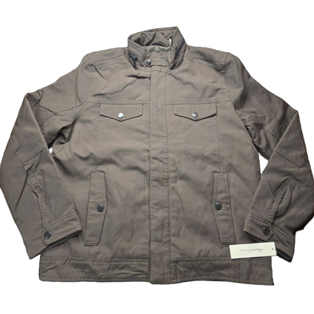 Kenneth Cole Utility Field Jacket Mens Medium Brown NWT Military Style - Picture 1 of 12